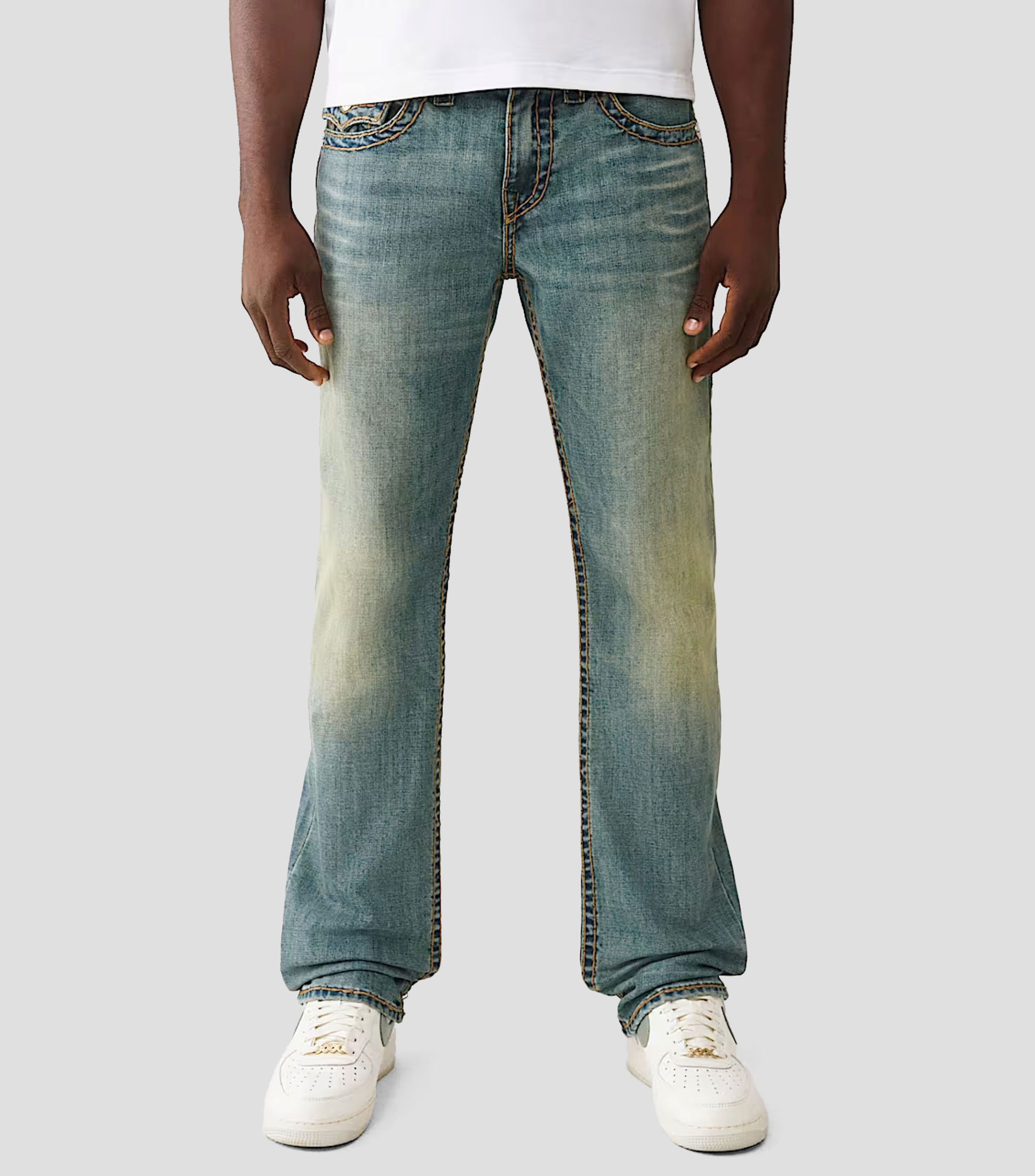Jeans de corte straight Hombre